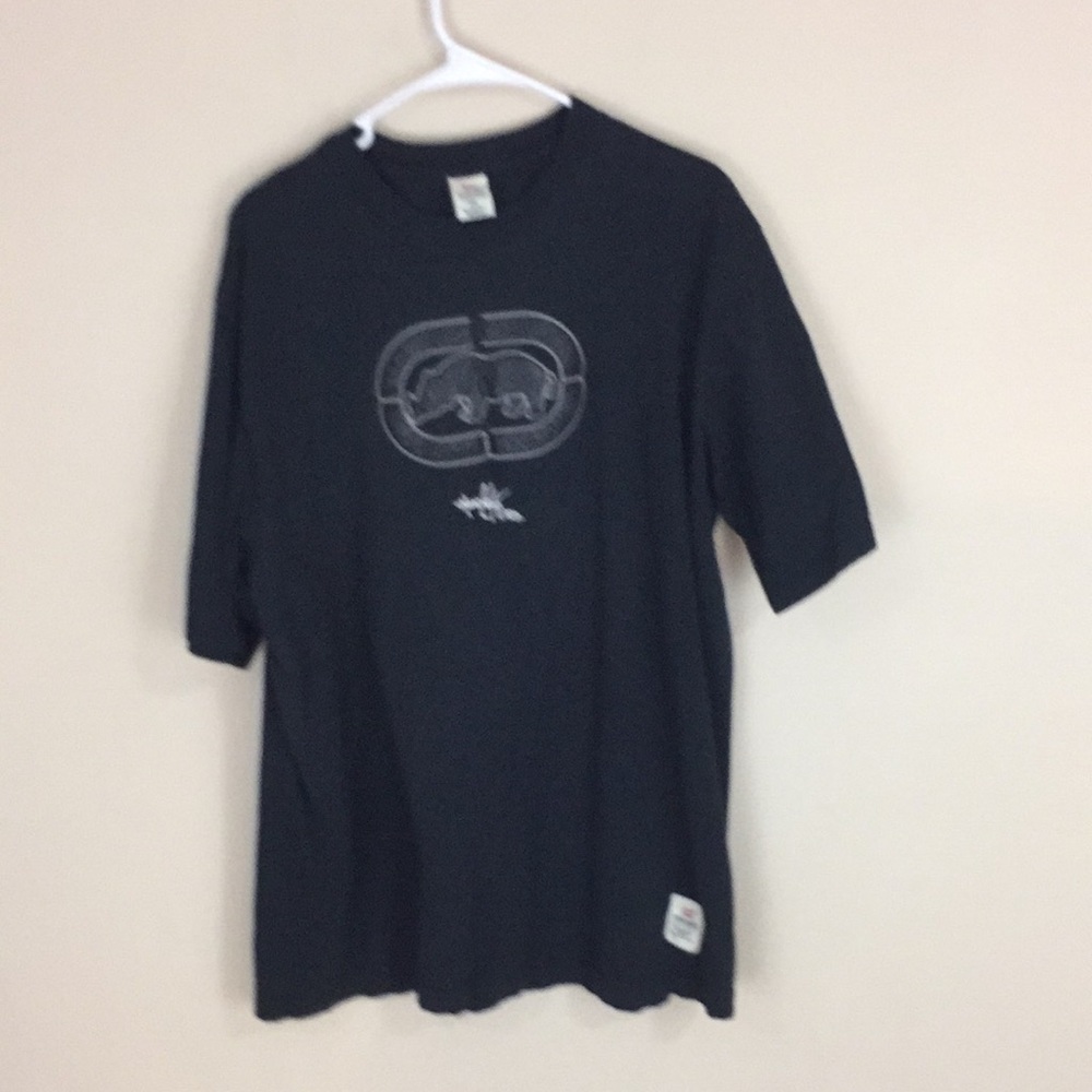 ECKO Unltd. Black T-shirt with Rhino Logo Marc ECKO 1972 Signature 2XL